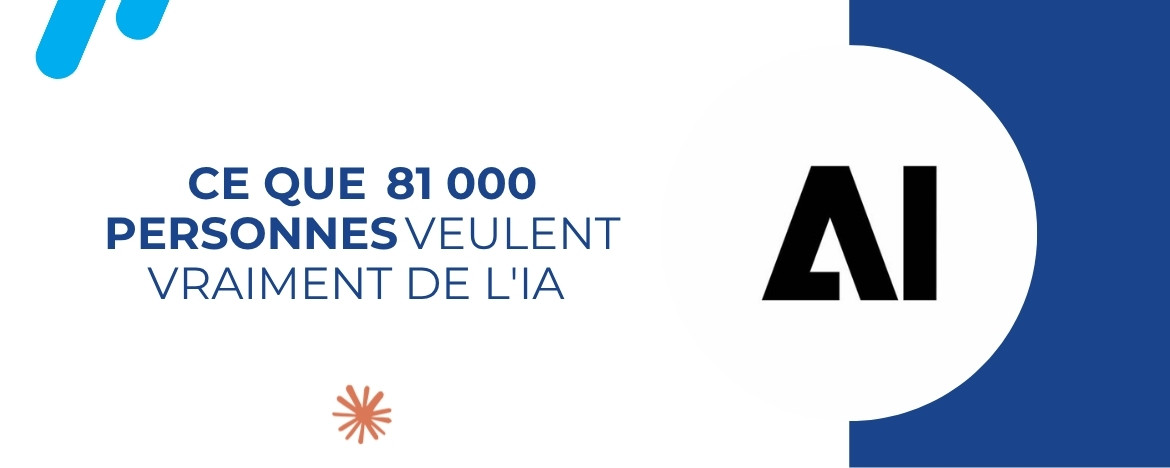 Ce que  81 000 personnes veulent vraiment de l'IA